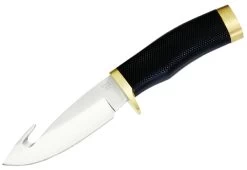 Buck Knives 691 Vanguard Zipper Rubberized Fixed Blade Knife W/ Sheath 0691BKG