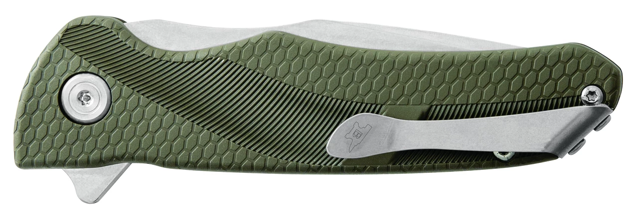 Buck Knives 840 Sprint Select Ball Bearing Flipper Green Pocket Knife W/ Clip 2 Buck Knives 840 Sprint Select Ball Bearing Flipper Green Pocket Knife W/ Clip - Image 2