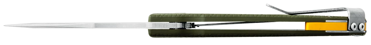 Buck Knives 840 Sprint Select Ball Bearing Flipper Green Pocket Knife W/ Clip 3 Buck Knives 840 Sprint Select Ball Bearing Flipper Green Pocket Knife W/ Clip - Image 3