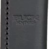 Buck Belt Sheath Black Leather