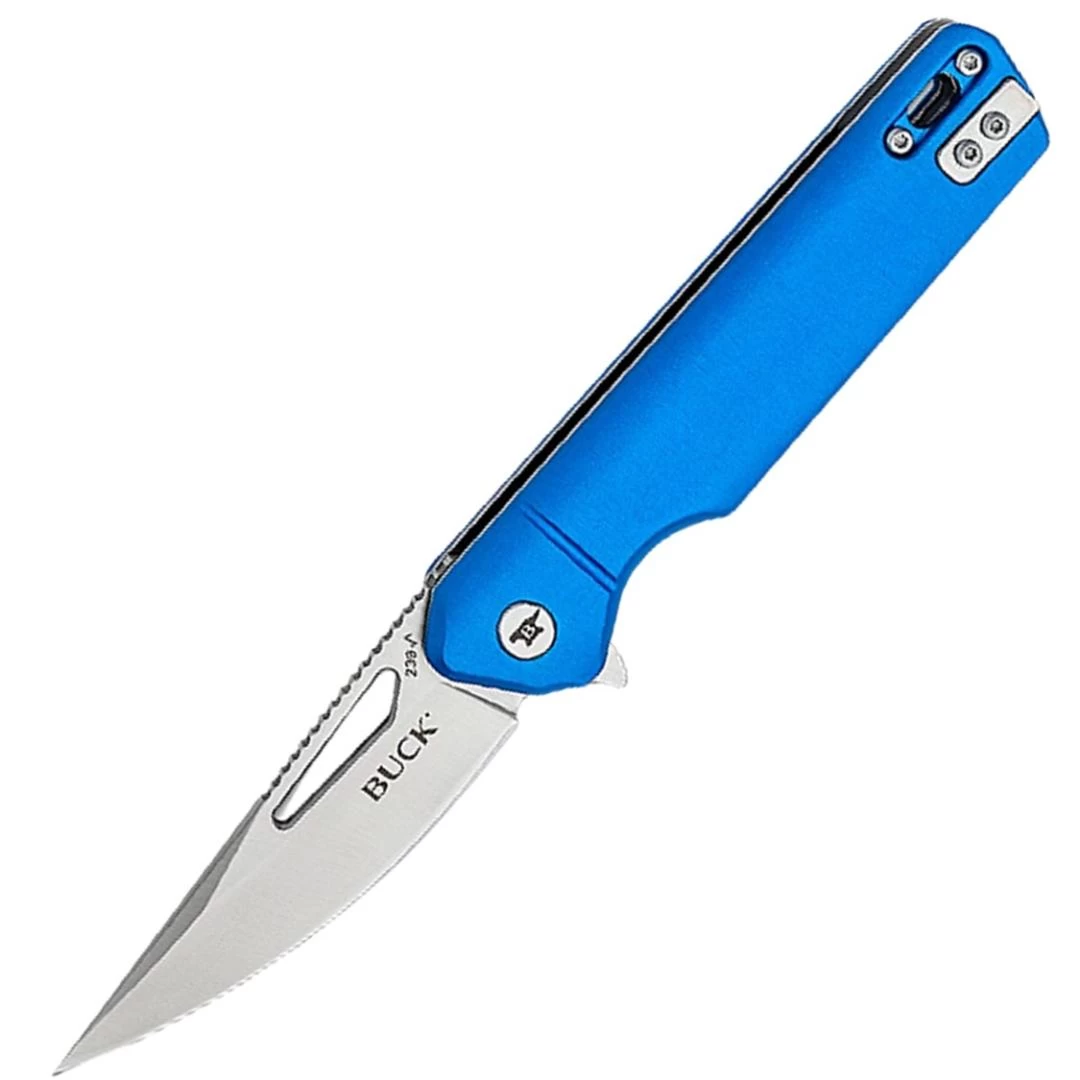 Buck Infusion Linerlock A/O Blue Aluminum Folding 7Cr Pocket Knife 239BLS 1 Buck Infusion Linerlock A/O Blue Aluminum Folding 7Cr Pocket Knife 239BLS