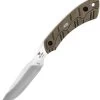 Buck Knives Open Season Fixed Blade OD Green Micarta Handle Caper Knife 543ODS
