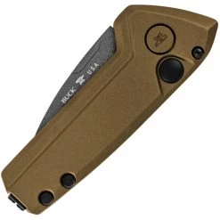 Buck Automatic Mini Deploy Knife Button Lock Burnt Bronze Aluminum 154CM Stainless Drop Pt 839BRS1 6 Buck Automatic Mini Deploy Knife Button Lock Burnt Bronze Aluminum 154CM Stainless Drop Pt 839BRS1 -Knife discount store BU839BRS1 add 02