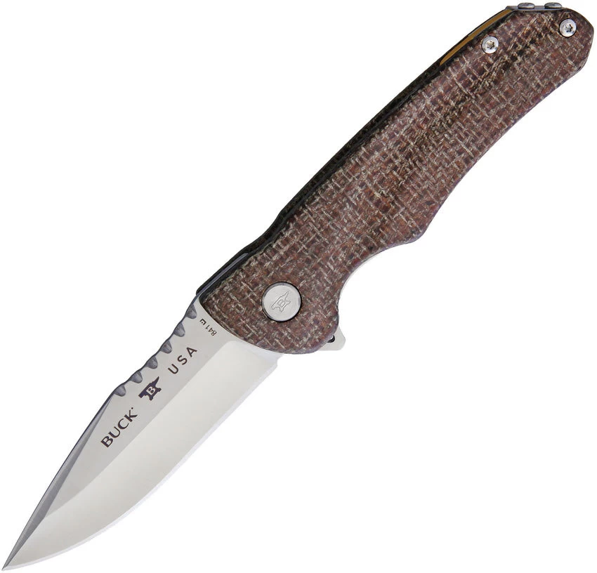 Buck Sprint Pro Linerlock Burlap 1 Buck Sprint Pro Linerlock Burlap