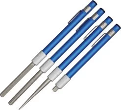 BUCK Knives Diamond Pocket Blue Aluminum Knife & Hook Sharpener 97070