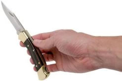 Buck 112 Ranger With Finger Grooves 112BRSFG Pocket Knife -Knife discount store BUCK0112FG 08 buck