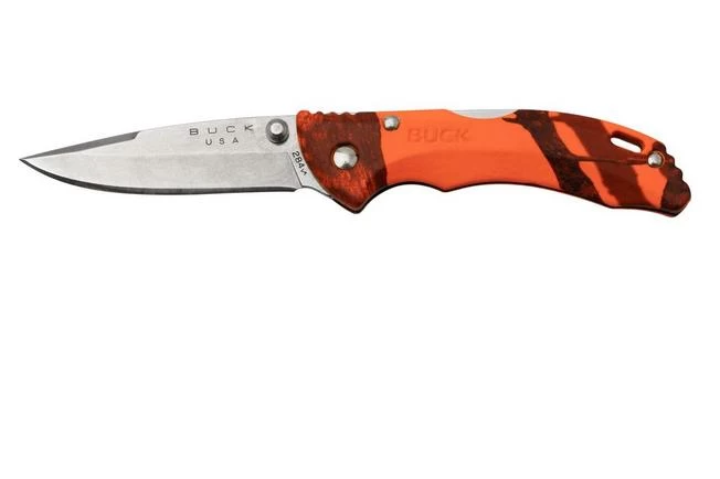 Buck Bantam BBW, Mossy Oak, Blaze Orange Camo 0284CMS9 Pocket Knife 1 Buck Bantam BBW, Mossy Oak, Blaze Orange Camo 0284CMS9 Pocket Knife