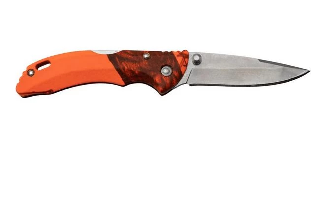 Buck Bantam BBW, Mossy Oak, Blaze Orange Camo 0284CMS9 Pocket Knife 2 Buck Bantam BBW, Mossy Oak, Blaze Orange Camo 0284CMS9 Pocket Knife - Image 2