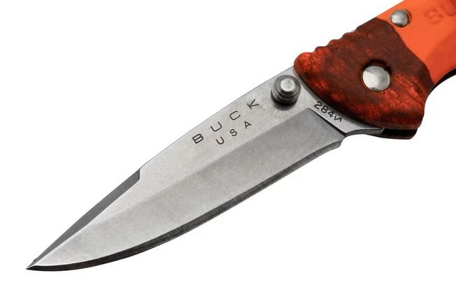 Buck Bantam BBW, Mossy Oak, Blaze Orange Camo 0284CMS9 Pocket Knife 3 Buck Bantam BBW, Mossy Oak, Blaze Orange Camo 0284CMS9 Pocket Knife - Image 3