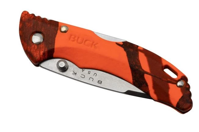Buck Bantam BBW, Mossy Oak, Blaze Orange Camo 0284CMS9 Pocket Knife 6 Buck Bantam BBW, Mossy Oak, Blaze Orange Camo 0284CMS9 Pocket Knife - Image 6