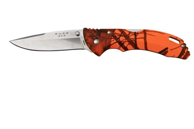Buck Bantam BHW, Mossy Oak, Blaze Orange Camo 0286CMS9 Pocket Knife 1 Buck Bantam BHW, Mossy Oak, Blaze Orange Camo 0286CMS9 Pocket Knife