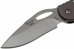 Buck 726 Mini Spitfire 0726 GYS-B Plain Edge, Grey -Knife discount store BUCK0726GYS B 03 buck 726 mini spitfire buck0726gys b 03