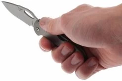 Buck 726 Mini Spitfire 0726 GYS-B Plain Edge, Grey -Knife discount store BUCK0726GYS B 07 buck 726 mini spitfire buck0726gys b 07