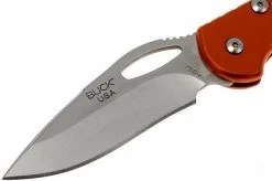 Buck 726 Mini Spitfire 0726 GYS-B Plain Edge, Orange -Knife discount store BUCK0726ORS B 03 buck 726 mini spitfire buck0726ors b 03
