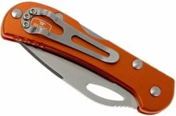 Buck 726 Mini Spitfire 0726 GYS-B Plain Edge, Orange -Knife discount store BUCK0726ORS B 04 buck 726 mini spitfire buck0726ors b 04
