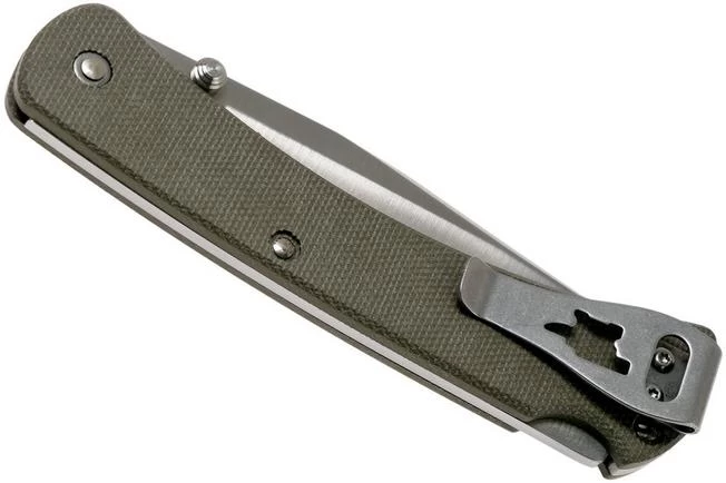 Buck 110 Slim Knife Pro Green Micarta 0110ODS4 Pocket Knife 4 Buck 110 Slim Knife Pro Green Micarta 0110ODS4 Pocket Knife - Image 4