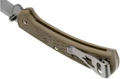 Buck 112 Ranger Slim Knife Select Tan 0112BRS2 Pocket Knife -Knife discount store BUCK112BRS2 05 buck