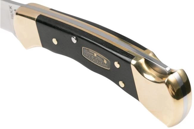 Buck 112 Ranger With Finger Grooves 112BRS3FG 50th Anniversary Limited Edition Pocket Knife 7 Buck 112 Ranger With Finger Grooves 112BRS3FG 50th Anniversary Limited Edition Pocket Knife - Image 7
