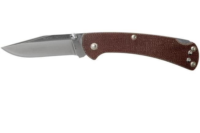 Buck 112 Ranger Slim Knife Pro Brown Micarta 0112BRS6 Pocket Knife 1 Buck 112 Ranger Slim Knife Pro Brown Micarta 0112BRS6 Pocket Knife