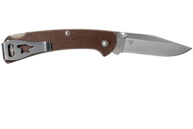 Buck 112 Ranger Slim Knife Pro Brown Micarta 0112BRS6 Pocket Knife 2 Buck 112 Ranger Slim Knife Pro Brown Micarta 0112BRS6 Pocket Knife - Image 2