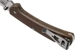 Buck 112 Ranger Slim Knife Pro Brown Micarta 0112BRS6 Pocket Knife 12 Buck 112 Ranger Slim Knife Pro Brown Micarta 0112BRS6 Pocket Knife -Knife discount store BUCK112BRS6 05 buck