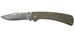 Buck 112 Ranger Slim Knife Pro Green Micarta 0112ODS6 Pocket Knife