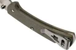 Buck 112 Ranger Slim Knife Pro Green Micarta 0112ODS6 Pocket Knife 12 Buck 112 Ranger Slim Knife Pro Green Micarta 0112ODS6 Pocket Knife -Knife discount store BUCK112ODS6 05 buck