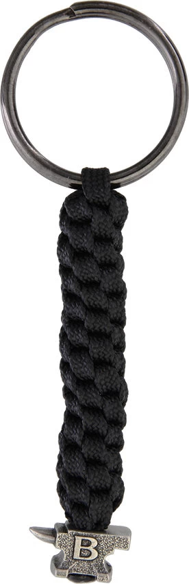 BUCK Knives Standard Black Paracord Pewter Bead Keyring Key Chain Fob KFBP 1 BUCK Knives Standard Black Paracord Pewter Bead Keyring Key Chain Fob KFBP